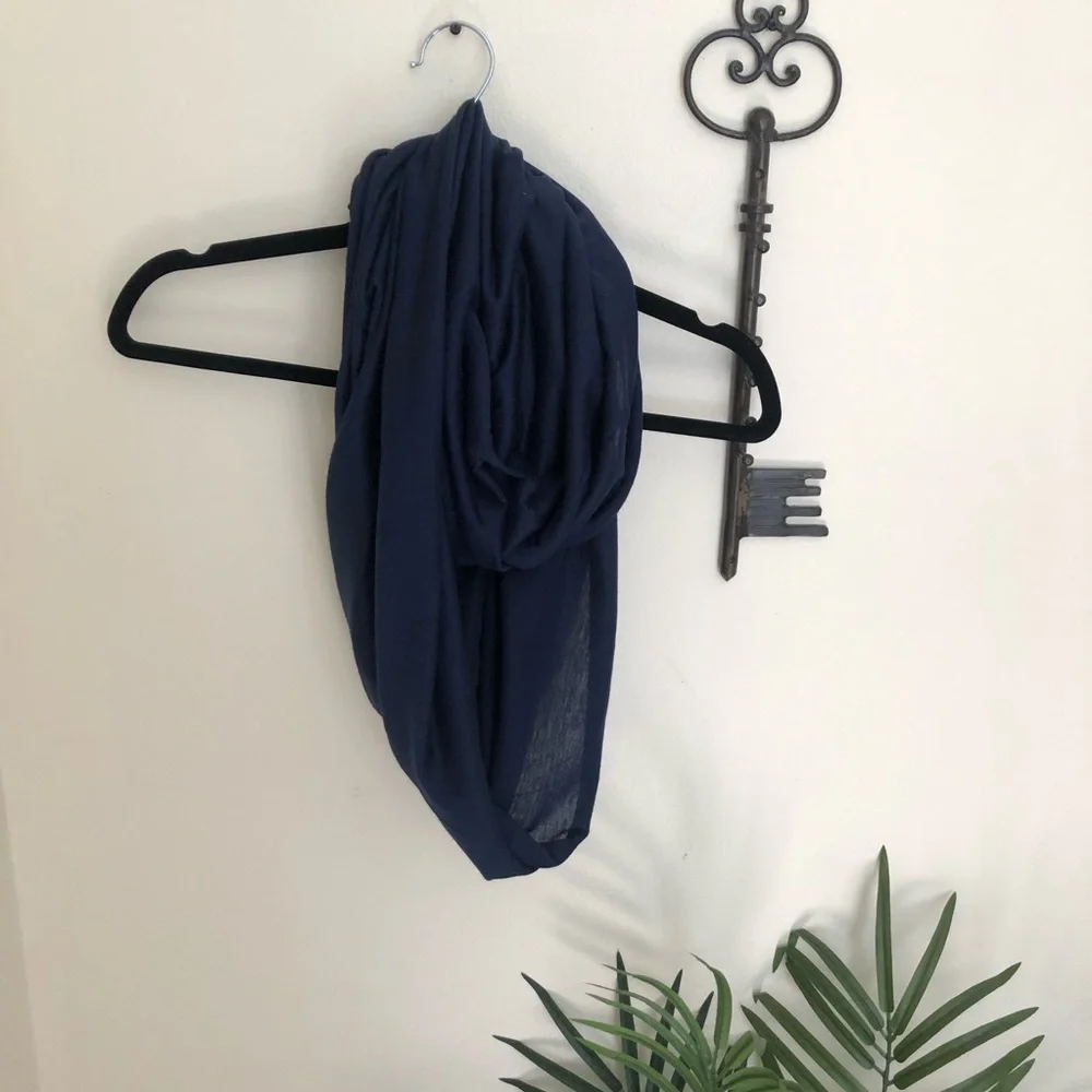 Navy Infinity Scarf
